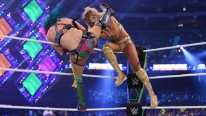  Wrestlemania 34 ~ carlotta, charlotte Flair vs Asuka