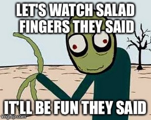  サラダ fingers memes