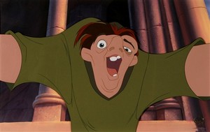  walt 디즈니 studios quasimodo who is thrilled at the thought of being free from hunchback of notre c