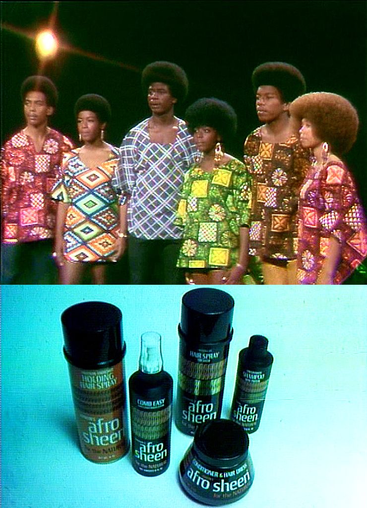 1971 Promo Ad For Afro Sheen 
