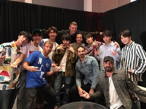  BTS with Backstreetboys