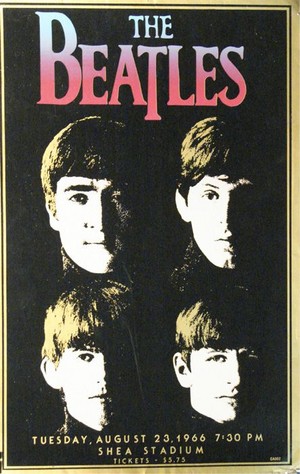  Beatles/Shea Stadium poster