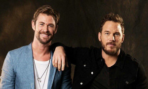 Chris Hemsworth and Chris Pratt - USA Today Photoshoot - 2018