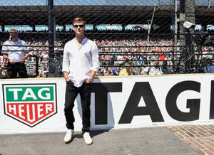 Chris at the Indy 500