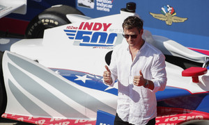 Chris at the Indy 500