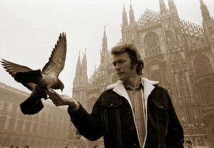 Clint in Milan (1971) photo by Mimmo Dabbrescia