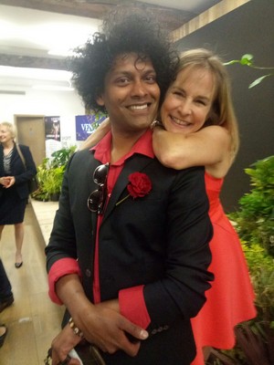  Emmanuel রশ্মি and Tara Howard at Venus Awards Launch, Lush Studio, লন্ডন Soho