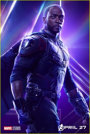  falcão - Avengers Infinity War character poster