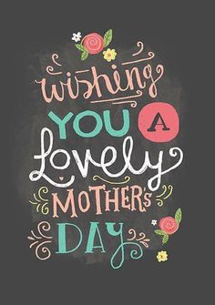  Happy Mother's 日