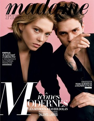  Lea Seydoux and Xavier Dolan - Madame Figaro Cover - 2016