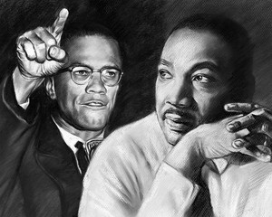  Malcolm X And Martin Luther King, Jr.