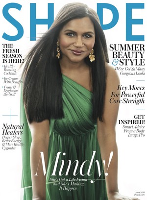 Mindy Kaling - Shape Cover - 2018