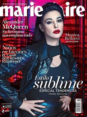  Monica Bellucci in fetishist looks for Marie Claire Mexico [September 2015]