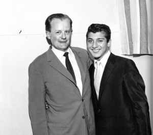  Paul Anka And Paavo Einio Backstage 1959