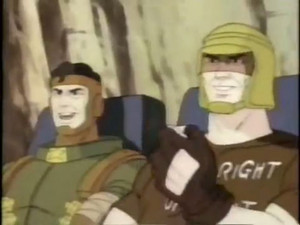  Salvo and General Hawk Dic G.I.Joe cartoon series