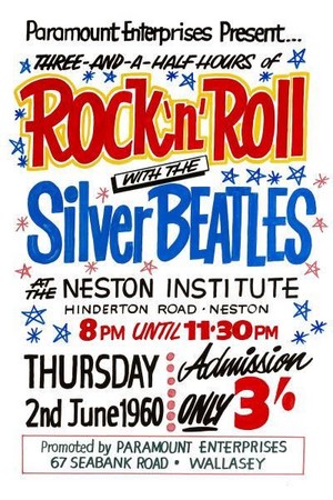  Silver Beatles/Beatles poster