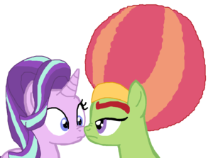  Starlight Glimmer with Afro árvore Hugger
