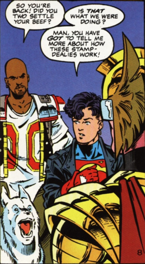  Super Boy, Rex The Wonder Dog, Kaliber and Hero Cruz