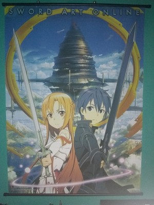 Sword Art Online mural Scroll Poster