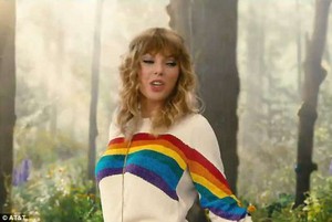 Taylor snel, swift regenboog SWEATER