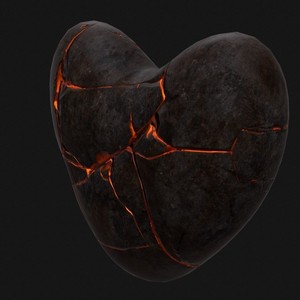 broken heart 3d model low poly blend - Love/Heartbreakes Photo (41307982) -  Fanpop