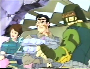  Bullhorn, Lady Jaye and Captain Grid-Iron Dic G.I.Joe cartoon series