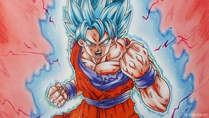  how to draw Goku super saiyan hZbm o