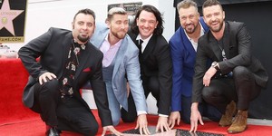 *NSYNC Receiving their star on "The Hollywood Walk of Fame"