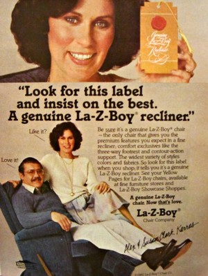  A Vintage Promo Ad For The La-z-boy Recliner