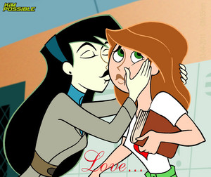  A किस on the cheek from Shego