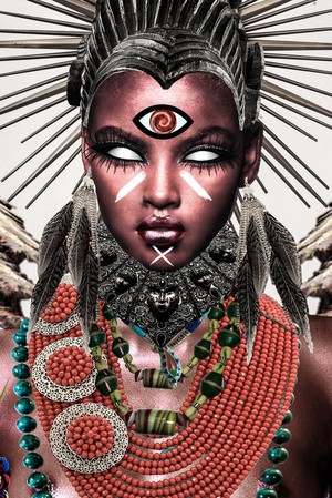  African Goddess Anyanwu Uli Igbo Nsibidi Sirius Ugo Art 01