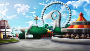  Amusement Park karatasi la kupamba ukuta