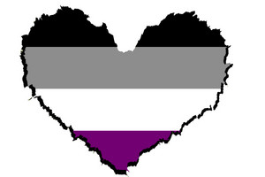 Asexuality heart