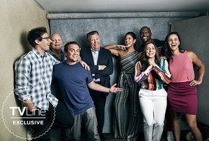 Brooklyn Nine-Nine Cast at San Diego Comic Con 2018 - TVLine Portrait