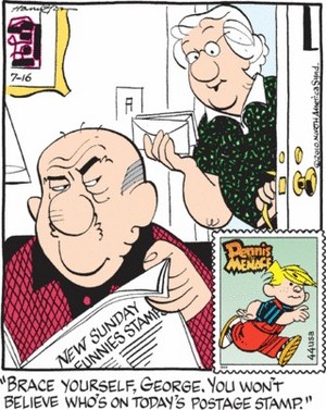  Dennis The Menace: On a Stamp