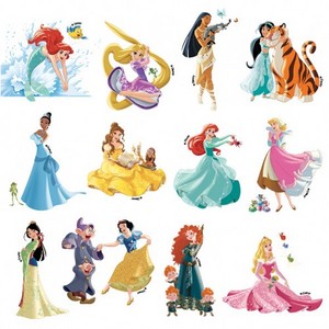 Disney Princesses with their sidekicks