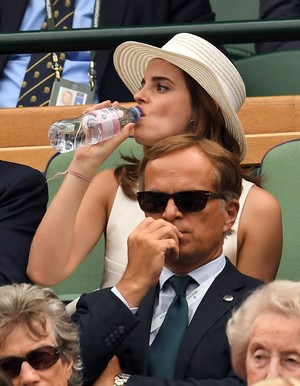  Emma Watson at Wimbledon in 伦敦 [July 14, 2018]