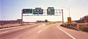  Interstate 44 East at Exit 277A, Route 366 East, Watson Rd exit (1991)
