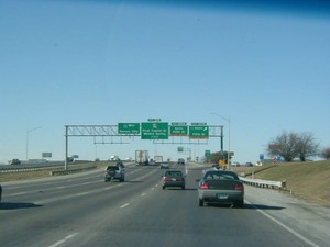  Interstate 70 West at Exit 229B, Loop 70 North, Fifth St exit (1999)
