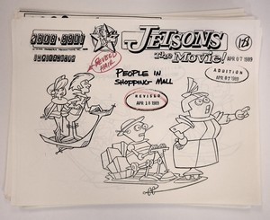  Jetsons The Movie Model Sheet