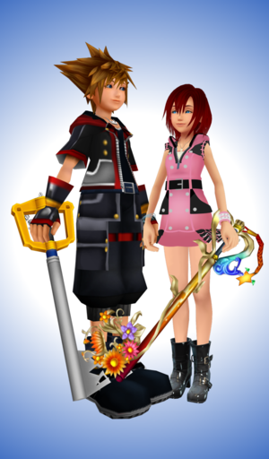 Kingdom Hearts 3 Sora and Kairi Together to The End 