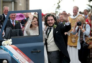  Kit Harington and Rose Leslie Wedding Picture