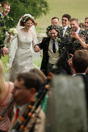  Kit Harington and Rose Leslie Wedding Picture