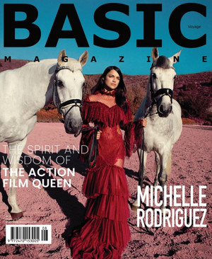 Michelle Rodriguez - Basic Magazine  Cover - 2018