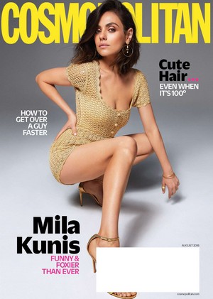  Mila Kunis covers Cosmopolitan US Magazine [August 2018]