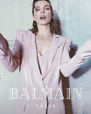  Milla Jovovich for Balmain F/W 2018 Campaign