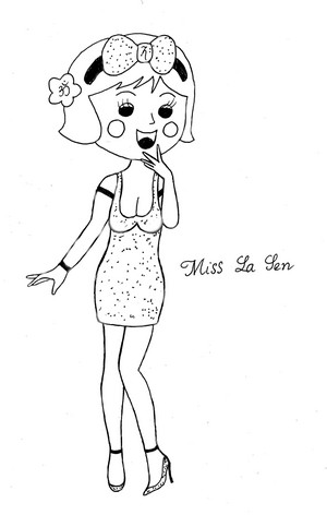  Miss La Sen in fashion 7