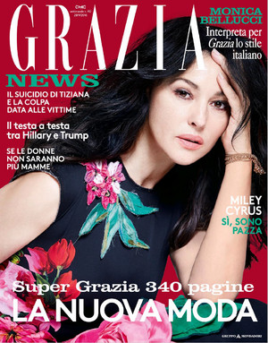  Monica Bellucci for Grazia Italy [September 2016]