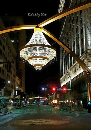  Outdoor Chandelier At Playhouse Square