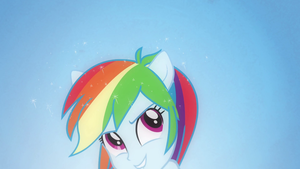 Rainbow Dash sprouts pony ears EG